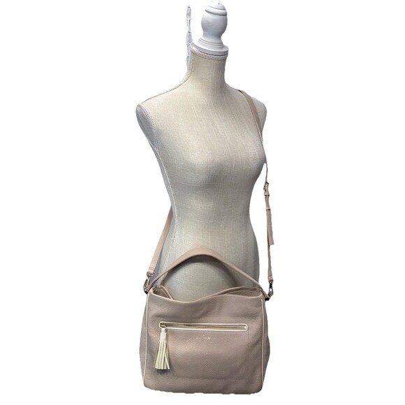 Kate Spade Michaela Chester Street Bag Blush Pebbled Leather Authentic - Picture 1 of 16